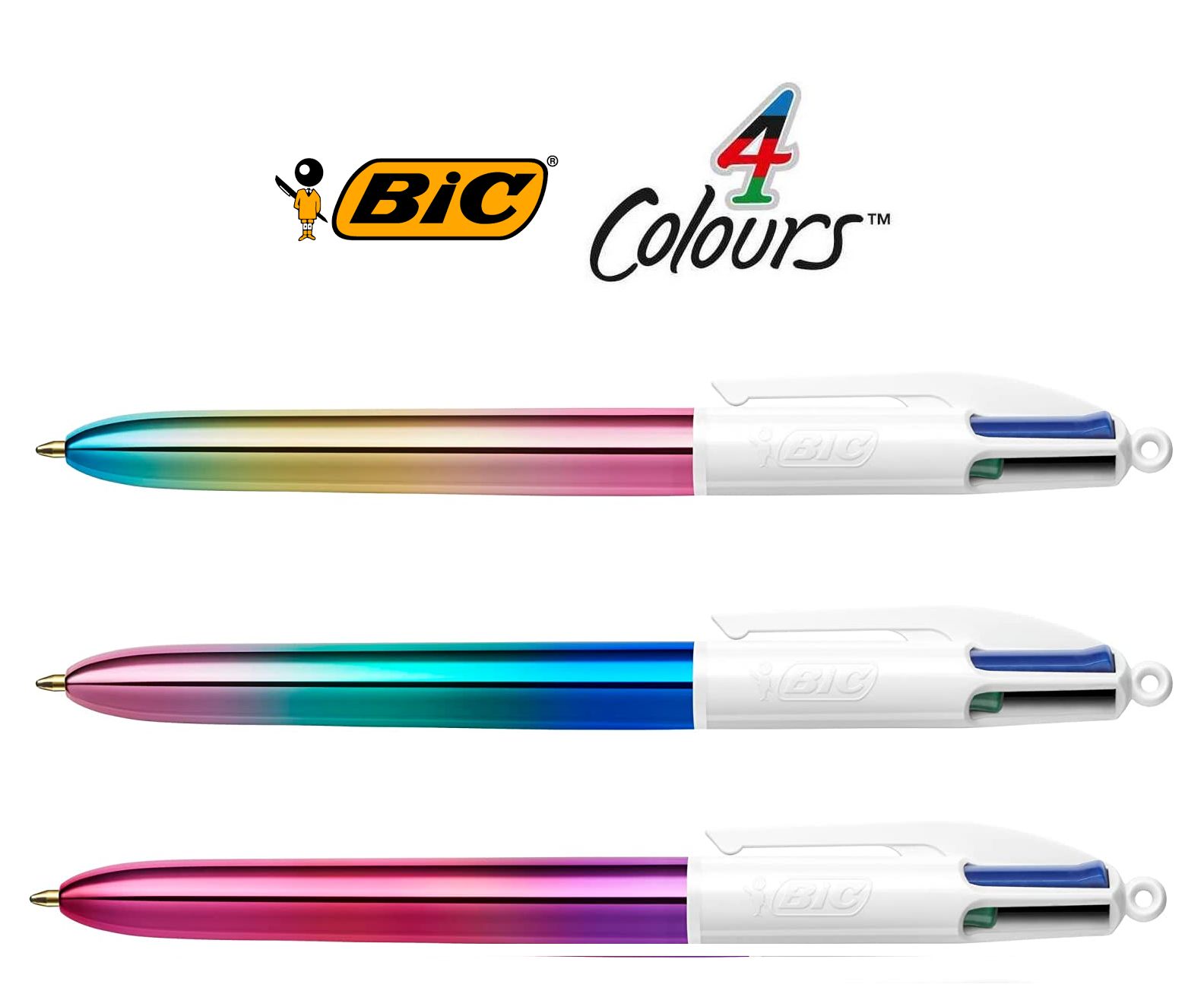 Bolígrafo Bic <br>4 colores Gradient